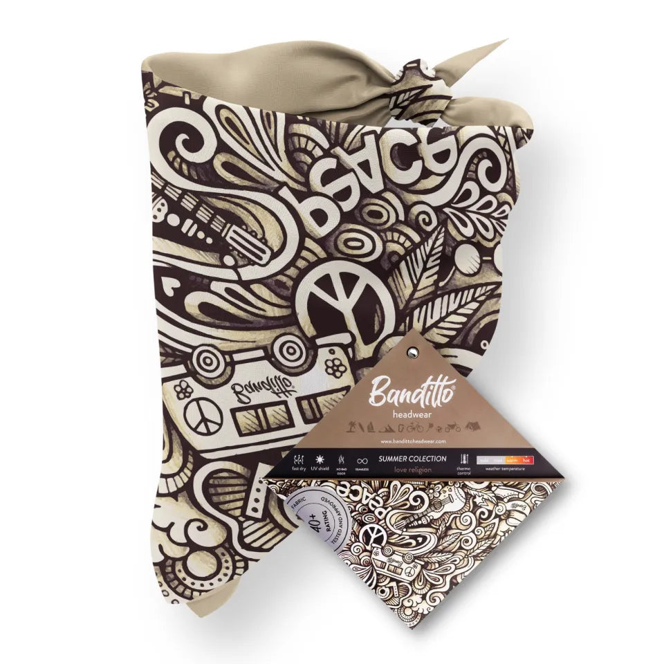 LOVE RELIGION BANDANA