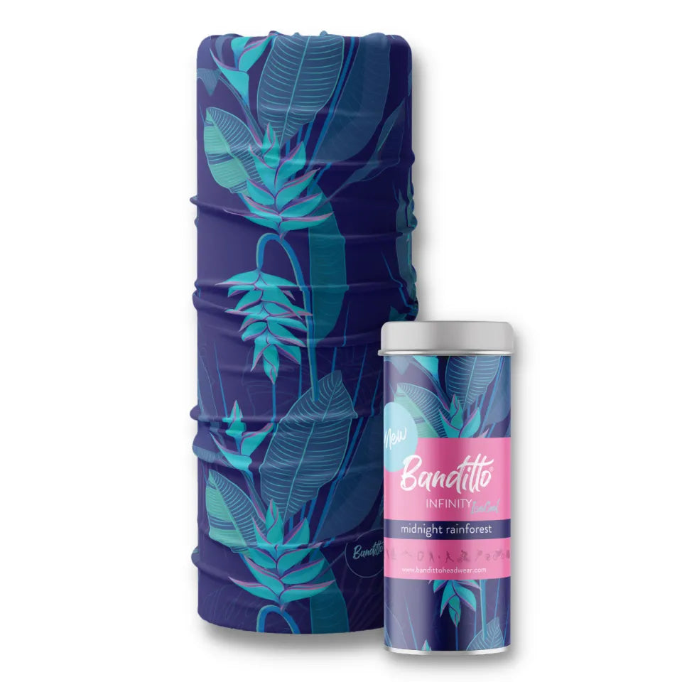 MIDNIGHT RAINFOREST BANDANA