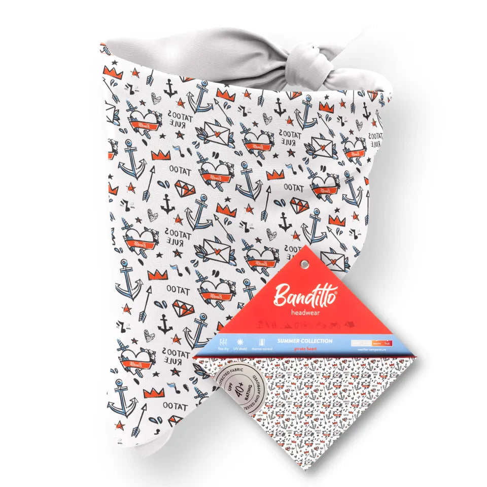 PIRATE HEART BANDANA