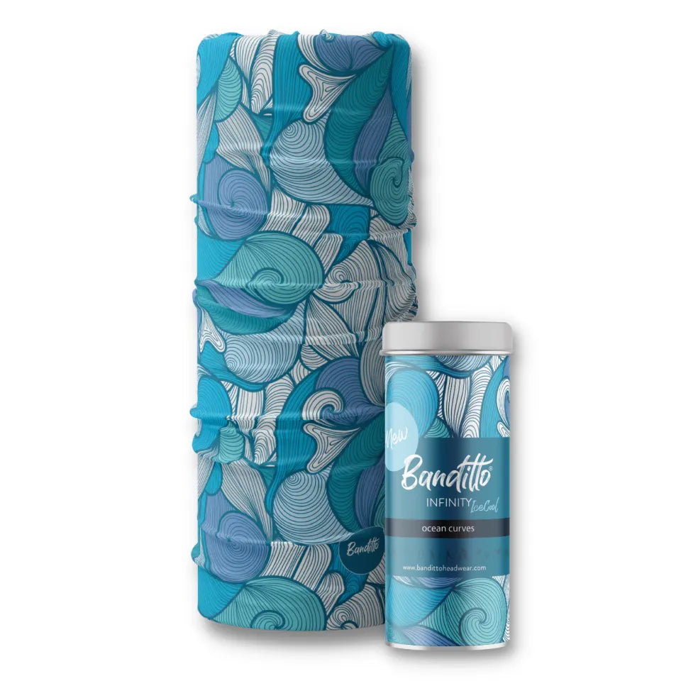 OCEAN CURVES BANDANA